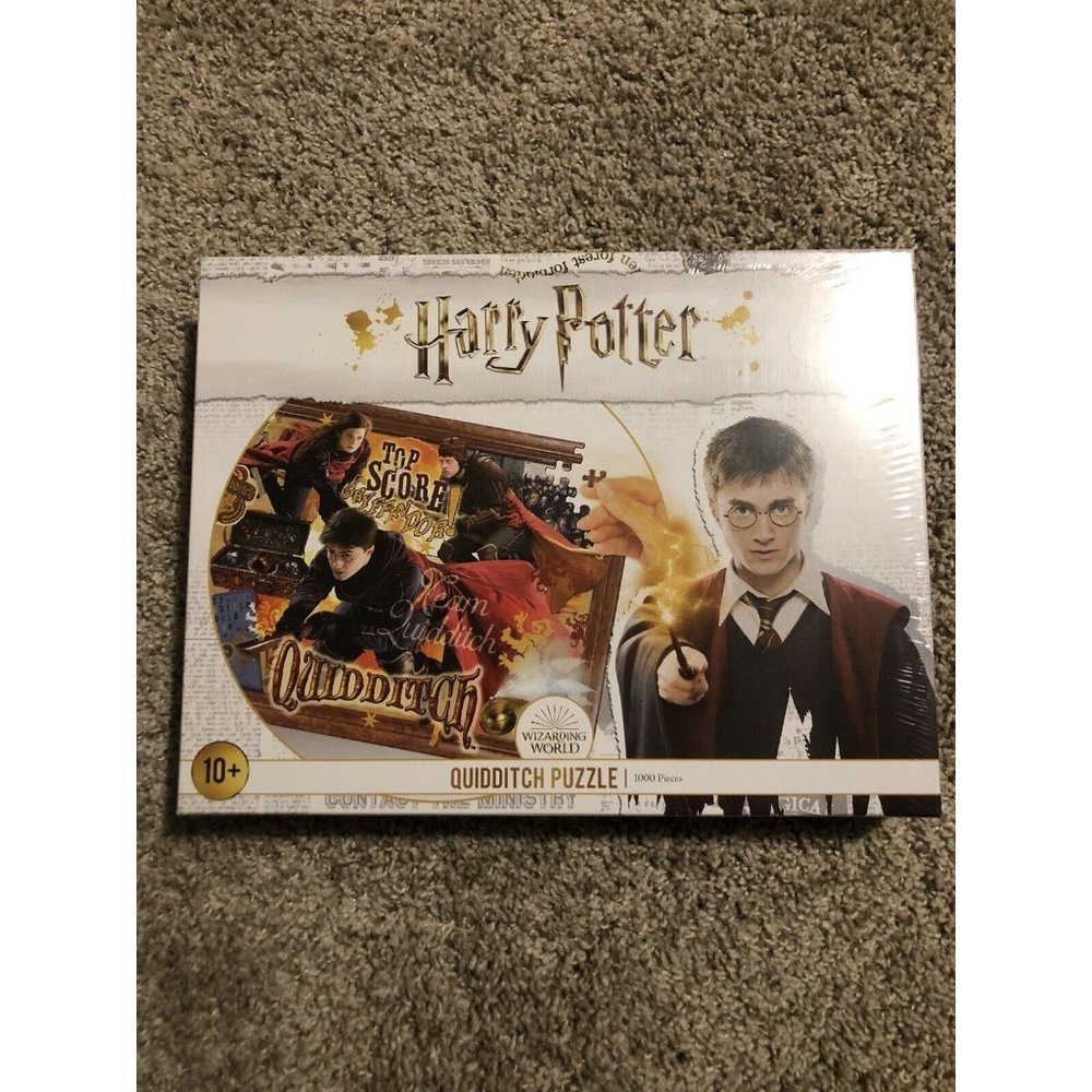 Harry Potter Quidditch Puzzle 1000 Piece Wizarding World 26" x 20" New SEALED